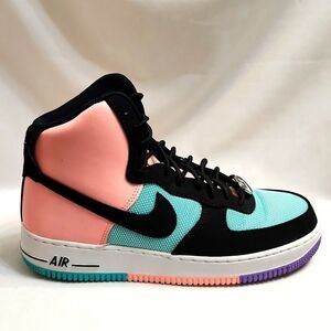 Nike Air Force 1 High "Have a Nike Day" 2019 Colorblock sneakers (m size 8.5)